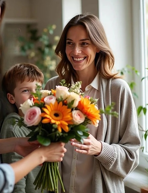 fleurs fête des mères